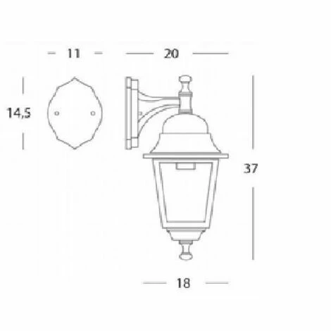 Acheter đ SOVIL Lampe De Jardin Noire Low Mini Team Lamp 953/06 đ„° â Image 2