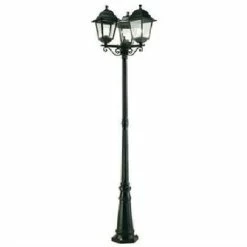 Le moins cher 🎉 SOVIL Lanterne Haute Jardin Palo 3 Lanterne QuadratÉe Noire 342/06 😉