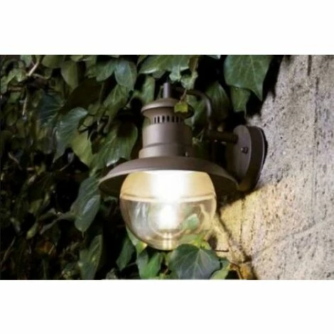 Offres 🎉 Sovil Applique Calipso Downwards Large E27 Raccord MÉtal Et Diffuseur En Verre Pour L'extÉrieur Ip44 590/27 🎁 – Image 2