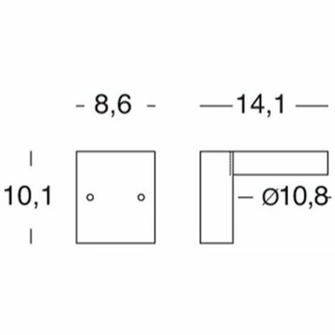 Grosses soldes 👏 Applique Sovil Punto E Virgola à LED 10W 4000K IP44 554/16 🎉 – Image 2