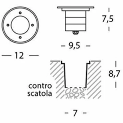 Remise 😍 Spot Sovil Encastré LED 5W Acier 99117/09 🥰 – Image 2