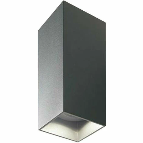 Acheter ⭐ Applique LED Sovil Carré Plein Air 12W 4000K Gris 99148/16 😉