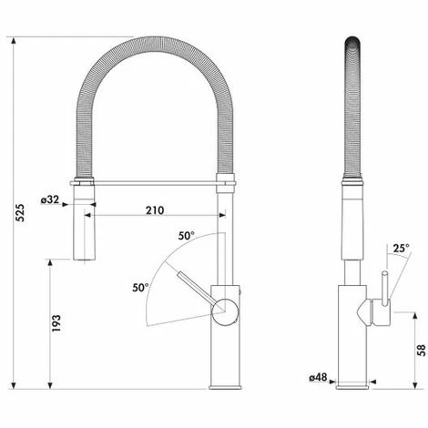 Meilleure affaire 🌟 Robinet Douchette Luisina Chromé CRBMD210 - Chromé 🎁 – Image 3