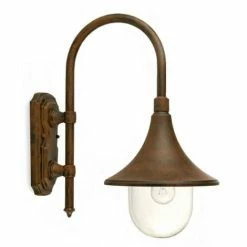 Meilleur prix ⌛ Applique De Jardin Sovil E27 Basse Couleur Rugine 347/11 ✨