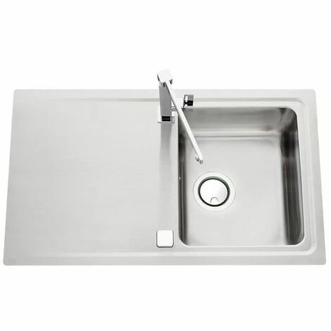 Acheter 😍 Évier Inox Lisse Luisina FAGOTTO 1 Bac 1 égouttoir - Inox 🔥