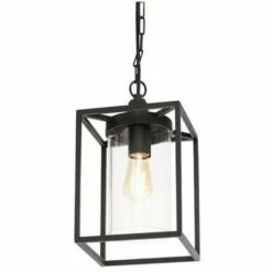 Offres ⭐ Sovil Suspension Square Low E27 Black 598/06 ⭐