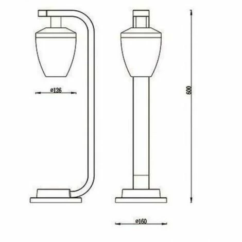 De gros 🔔 Sovil Pole Ficus E27 Grey 180/16 ✨ – Image 3