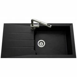 Budget 🛒 EVIER A POSER LUISINA EV186129 - Noir 😉