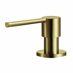 Nouveau đ Distributeur De Savon Luisina Bec Arrondi En Inox Doré - Doré đ