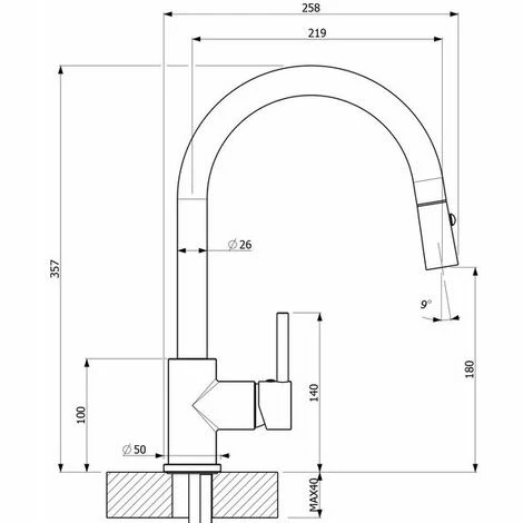 Coupon 🔥 Robinet Douchette Luisina LUCAS Laiton Doré - Doré 💯 – Image 3