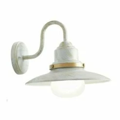 Nouveau 😉 IPERBRIKO Bas Applique E27 Fisher Line Biancooro 👍