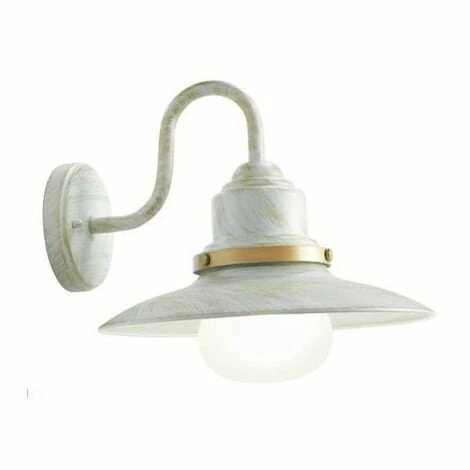 Nouveau đ IPERBRIKO Bas Applique E27 Fisher Line Biancooro đ